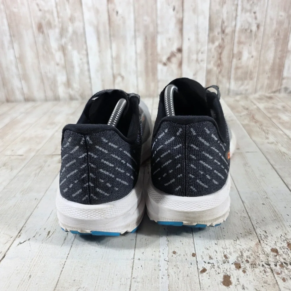 Brooks Launch 10 Mens Running Shoes Grey Black‎ Orange 1104091D019 Size 10.5